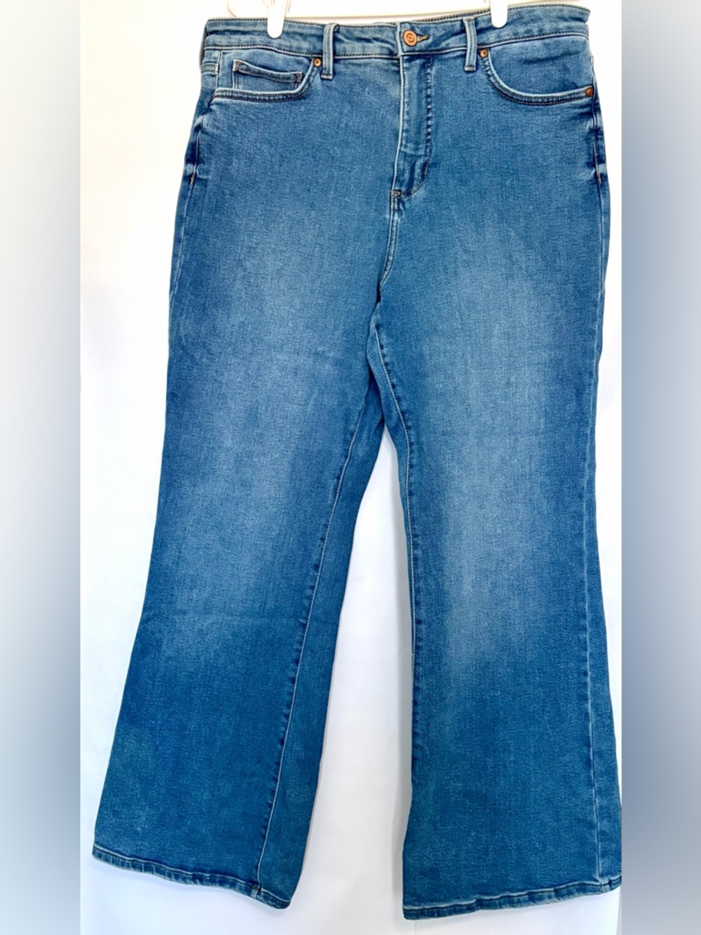 LC Lauren Conrad Jeans Women’s 16 Blue Mid Rise Flare Stretch Denim Bootcut